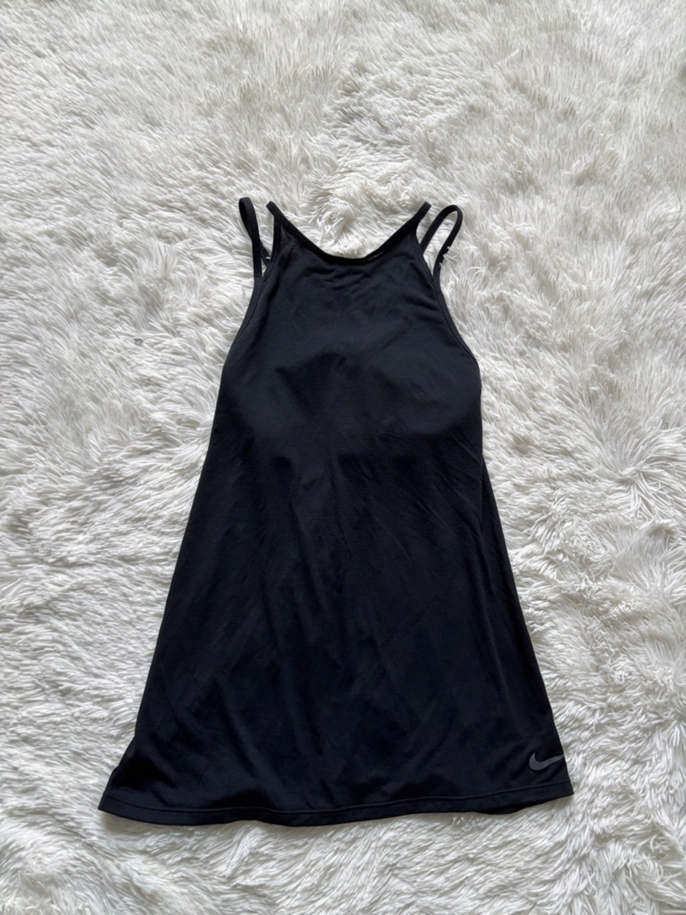 Nike Black Workout Top Attached Sports Bra